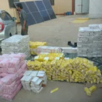 ہکلہ ڈی آئی خان موٹروے پر نان کسٹم پیڈ ادویات کی برآمدگی کے بعد گاڑی موٹروے پولیس کی تحویل میں