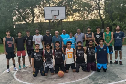 راولپنڈی ڈویژن باسکٹ بال ٹیم کے انتخاب کے لیے لال کرتی راولپنڈی میں ٹرائلز