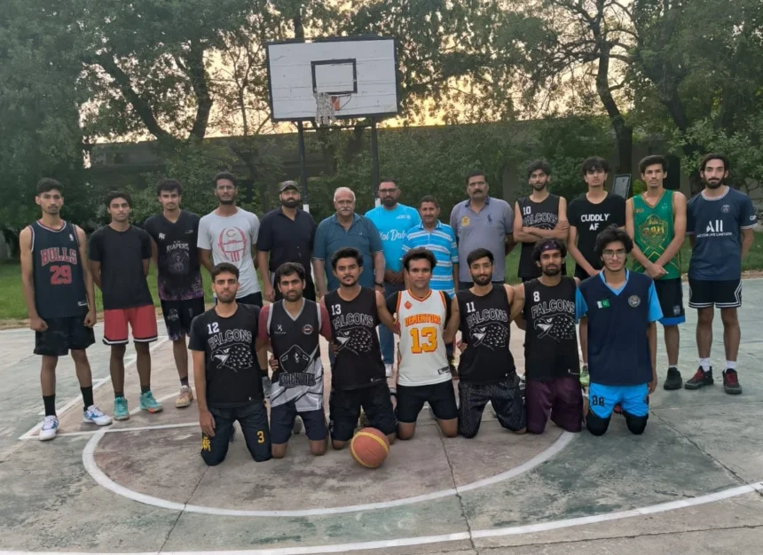 راولپنڈی ڈویژن باسکٹ بال ٹیم کے انتخاب کے لیے لال کرتی راولپنڈی میں ٹرائلز