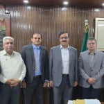 پاکستان فارماسسٹس ایسوسی ایشن کے وفد کی سی ای او ڈریپ ڈاکٹر عبید اللہ ملک سے ملاقات