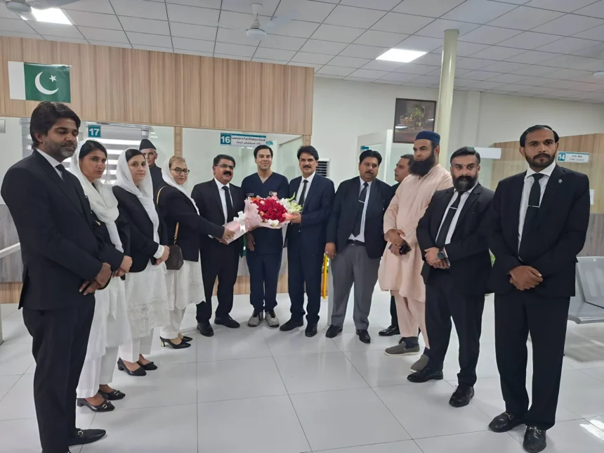 راولپنڈی انسٹی ٹیوٹ آف کارڈیالوجی میں لائر فیسیلیٹیشن کاؤنٹر کا افتتاح