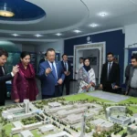 وجیہہ قمر اور پروفیسر ژانسیت توئیمبایف کی الفارابی قازق نیشنل یونیورسٹی میں ملاقات