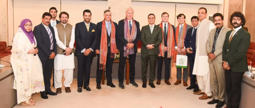 پارلیمنٹ ہاؤس اسلام آباد میں پاکستان امریکا پارلیمانی فرینڈشپ گروپ کی ملاقات