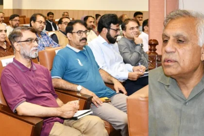 بارانی زرعی یونیورسٹی راولپنڈی میں انسٹیٹیوشنل کوالٹی سرکل بورڈ کا اجلاس