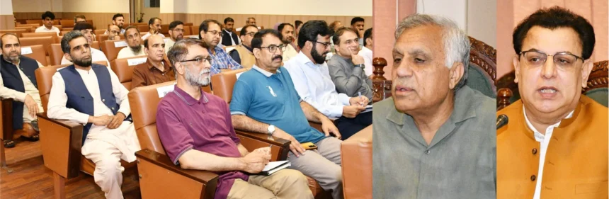 بارانی زرعی یونیورسٹی راولپنڈی میں انسٹیٹیوشنل کوالٹی سرکل بورڈ کا اجلاس
