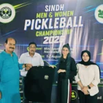 ناظم آباد کراچی کے Mini Sports Complex میں اوپن سندھ پکل بال چیمپئن شپ 2026 کی افتتاحی تقریب