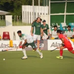 پاکستان اور جنوبی کوریا کے درمیان ناصر بندہ ہاکی اسٹیڈیم اسلام آباد میں ہاکی میچ