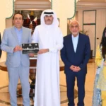 عاطف اکرام شیخ کی قطر کے سفیر علی مبارک علی عیسیٰ سے ملاقات