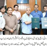 بارانی زرعی یونیورسٹی راولپنڈی میں سیراب واٹر سسٹمز کے ساتھ مفاہمتی یادداشت پر دستخط