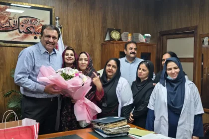 پروفیسر ڈاکٹر محمد نعیم تاج کے اعزاز میں کیپٹل اسپتال کی تقریب