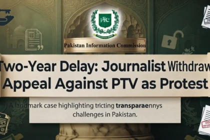 صحافی سعدیہ مظہر کی پی ٹی وی کے خلاف آر ٹی آئی اپیل واپس لینے کی خبر