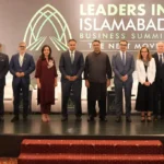 اسلام آباد میں ایل آئی آئی بی ایس 2026 کے دوران مقررین معیشت اور ٹیکنالوجی پر گفتگو کر رہے ہیں