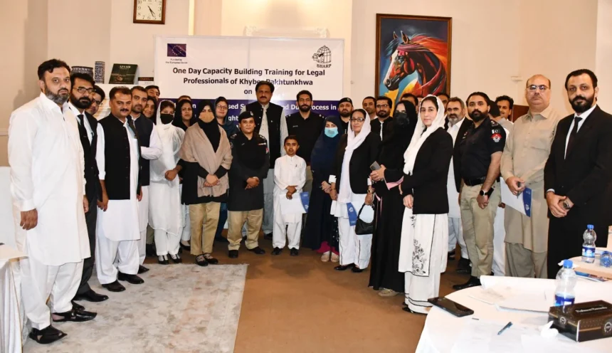 SHARP Pakistan one-day training on human rights based sentencing and due process in Khyber Pakhtunkhwa