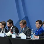 سینیٹر آغا شہزیب درانی سمرقند میں آئی پی یو اجلاس کی صدارت کرتے ہوئے