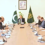 ڈاکٹر مصدق ملک کی یو این ہیبی ٹیٹ افسر اوڈی اینجیلو سے ملاقات