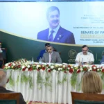 پارلیمنٹ ہاؤس اسلام آباد میں سینیٹ آف پاکستان کی موبائل ایپلی کیشن کے اجراء کی تقریب