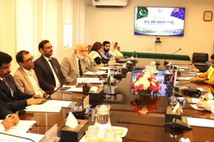 وفاقی وزیر تعلیم کی نیوزی لینڈ کے ہائی کمشنر ڈیوڈ پائن سے ملاقات