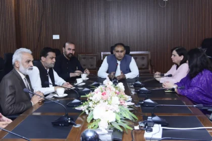 آسان ٹیکس سکیم کے جائزہ اجلاس میں بلال اظہر کیانی اور تاجر نمائندے