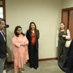 وفاقی وزیر شزا فاطمہ خواجہ اسلام آباد میں دی انوویشن ہائیو کا افتتاح کرتے ہوئے