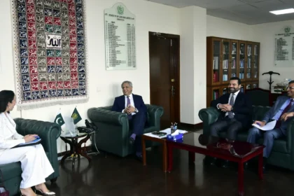 وفاقی وزیر اعظم نذیر تارڑ کی یورپی پارلیمانی وفد سے ملاقات