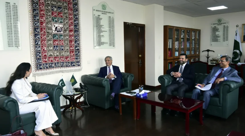وفاقی وزیر اعظم نذیر تارڑ کی یورپی پارلیمانی وفد سے ملاقات