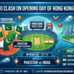 ہانگ کانگ سکسز 2026 میں پاکستان اور بھارت کے میچ کا شیڈول