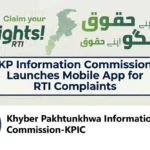 خیبر پختونخوا انفارمیشن کمیشن کی آر ٹی آئی شکایات ایپ کا اجرا