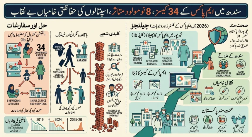 سندھ میں ایم پاکس کیسز اور اسپتالوں میں انفیکشن کنٹرول پر تحقیقی رپورٹ