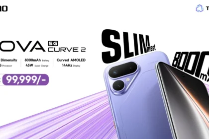 TECNO POVA Curve 2 5G پاکستان میں 8000mAh بیٹری کے ساتھ لانچ