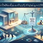 سپریم کورٹ آف پاکستان کی عمارت جہاں رجسٹرڈ بیع نامے کے تنازع کا فیصلہ سنایا گیا