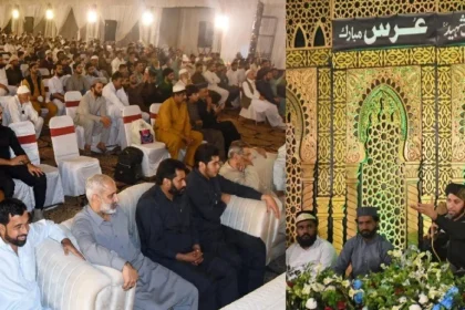 منسر شریف میں حضرت کالو بابا سرکارؒ کے عرس کے موقع پر زائرین کی حاضری