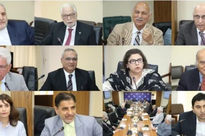 ایرانی سفیر ڈاکٹر رضا امیری مقدم آئی ایس ایس آئی کے گول میز مباحثے سے خطاب کرتے ہوئے
