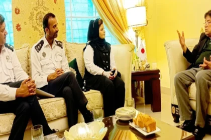 سید ندیم عالم شاہ سے سٹی ٹریفک پولیس ایجوکیشن یونٹ کے وفد کی ملاقات
