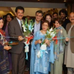 نیشنل آرٹ گیلری اسلام آباد میں نصرت جی کی نمائش کے افتتاح کی تقریب