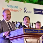 وفاقی وزیر ڈاکٹر مصدق ملک جرمن اتحاد کے دن کی تقریب سے خطاب کرتے ہوئے