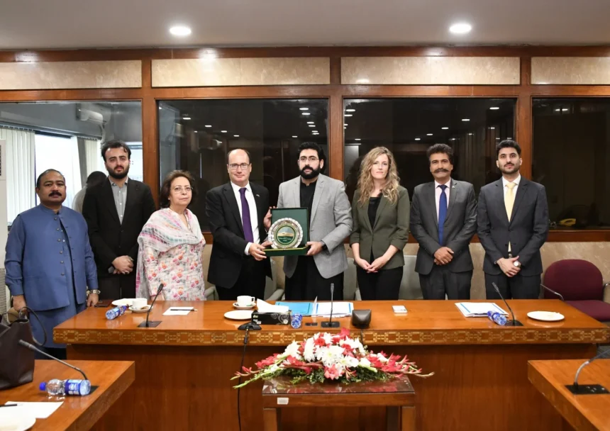 پارلیمنٹ ہاؤس اسلام آباد میں پاکستان ہنگری پارلیمانی فرینڈشپ گروپ کا اجلاس