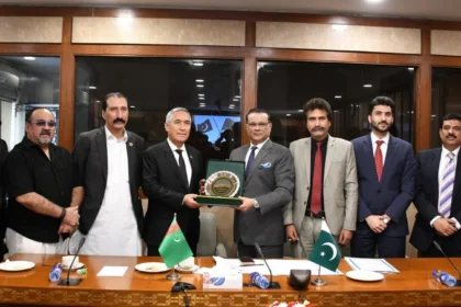 پارلیمنٹ ہاؤس اسلام آباد میں پاکستان ترکمانستان پارلیمانی فرینڈشپ گروپ کا اجلاس