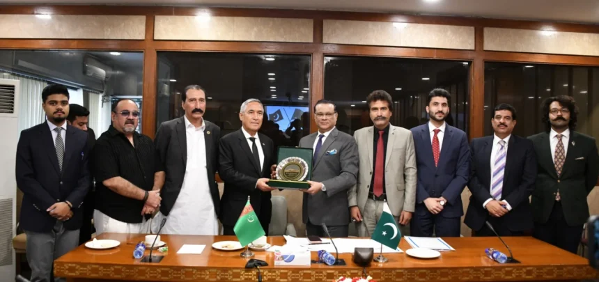 پارلیمنٹ ہاؤس اسلام آباد میں پاکستان ترکمانستان پارلیمانی فرینڈشپ گروپ کا اجلاس
