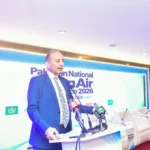 ڈاکٹر مصدق ملک پاکستان نیشنل کلین ایئر کانفرنس 2026 سے خطاب کرتے ہوئے