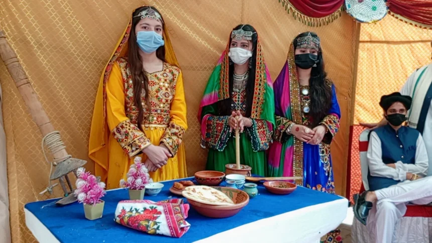 گورنمنٹ گرلز ڈگری کالج نحقی پشاور میں کلچرل ڈے کی تقریب