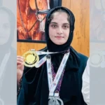 خیبر پختونخوا کی ایتھلیٹ سلمیٰ علی قومی ایتھلیٹکس چیمپئن شپ میں کامیابی کے بعد